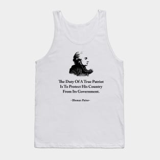 The Duty Of A True Patriot Tank Top